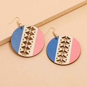 🍉5 for $25* Boho Wooden Drop Earrings